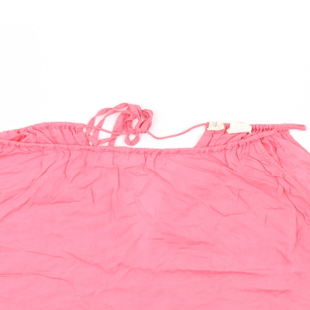 Womens UK Size 16 LOGG Pink Basic Blouse