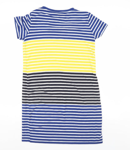 C&C  Womens Multicoloured Striped  T-Shirt Dress  Size M