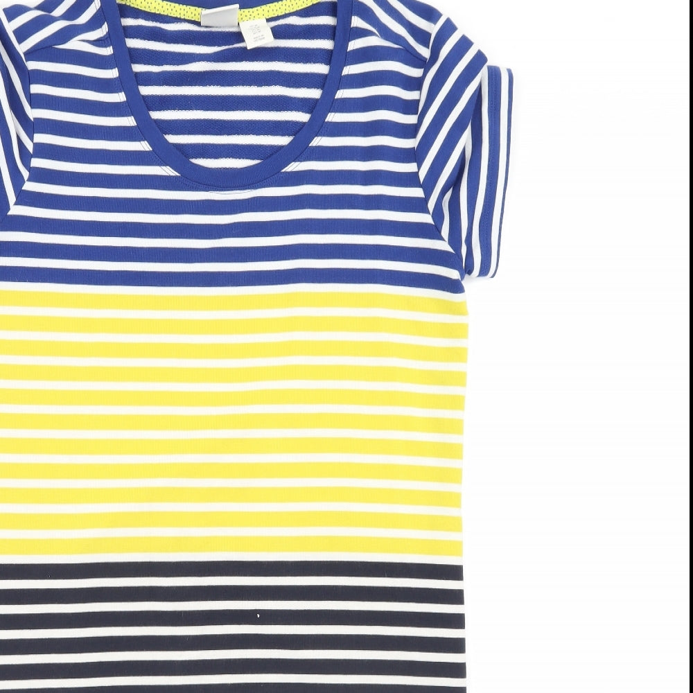 C&C  Womens Multicoloured Striped  T-Shirt Dress  Size M