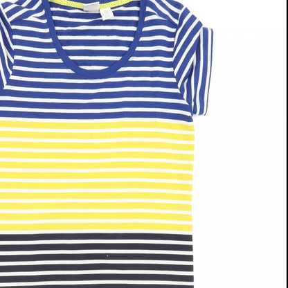 C&C  Womens Multicoloured Striped  T-Shirt Dress  Size M