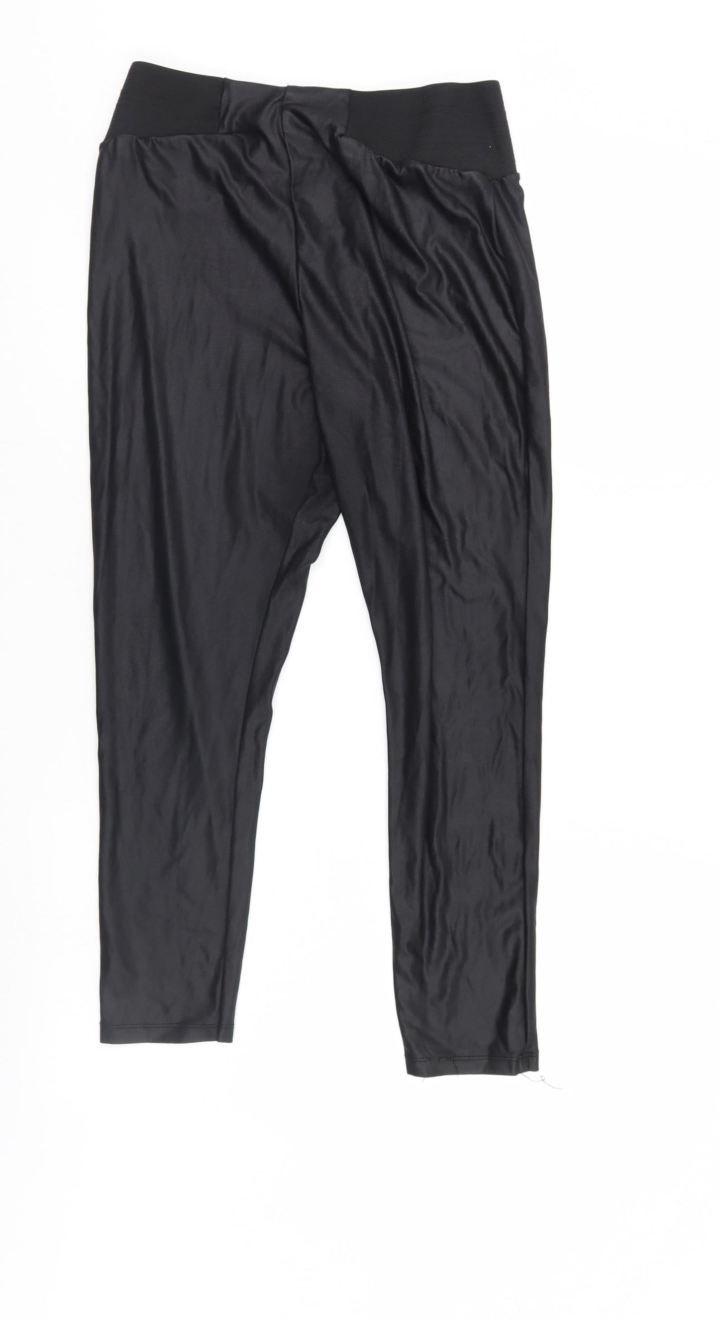 ASOS Womens Black   Cropped Leggings  L24 in