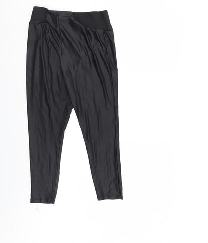 ASOS Womens Black   Cropped Leggings  L24 in