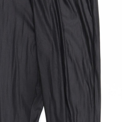 ASOS Womens Black   Cropped Leggings  L24 in