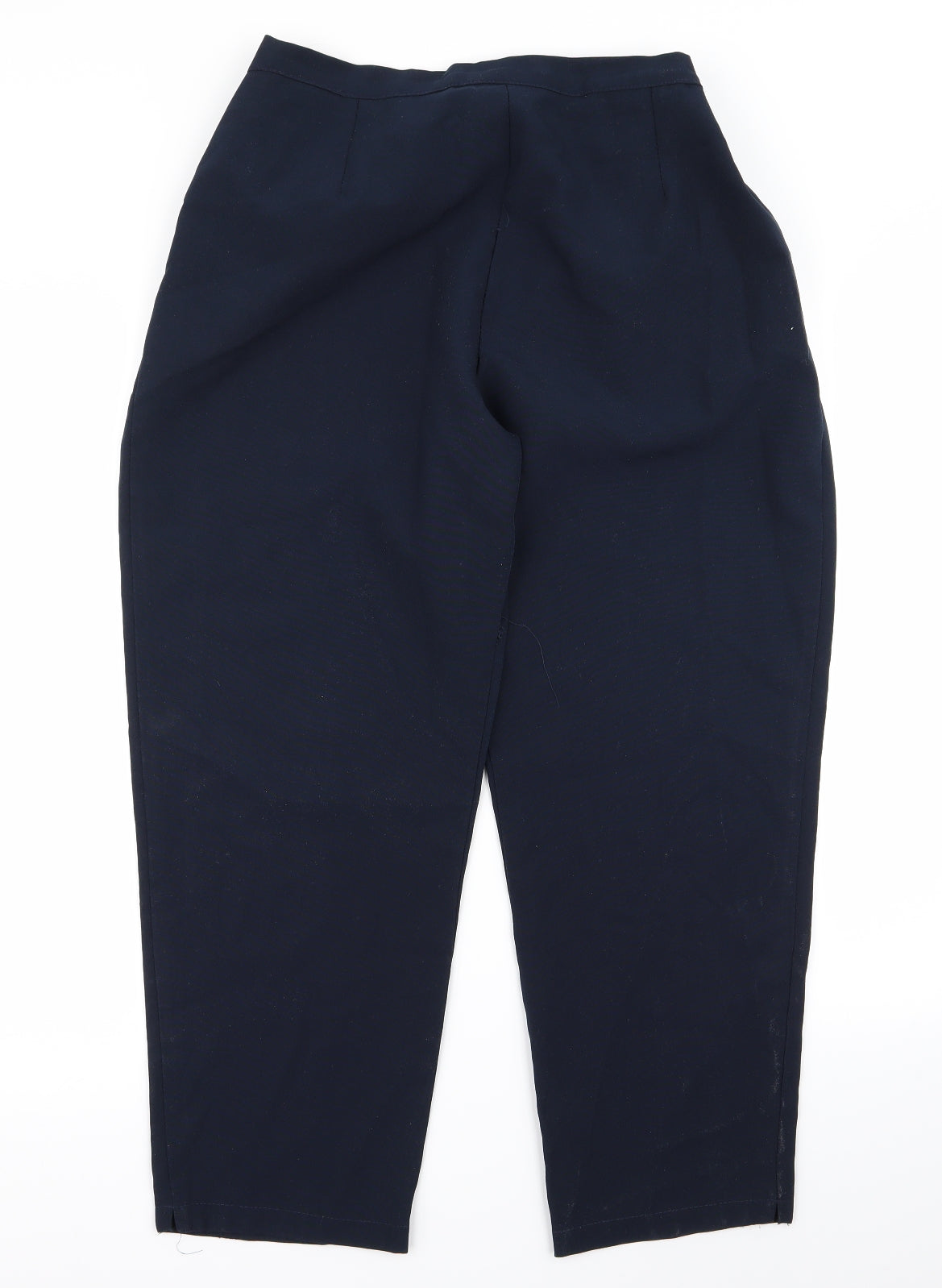 Womens UK Size 18 Preworn Regular Fit  Black Trousers