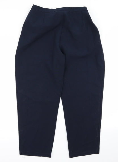 Womens UK Size 18 Preworn Regular Fit  Black Trousers