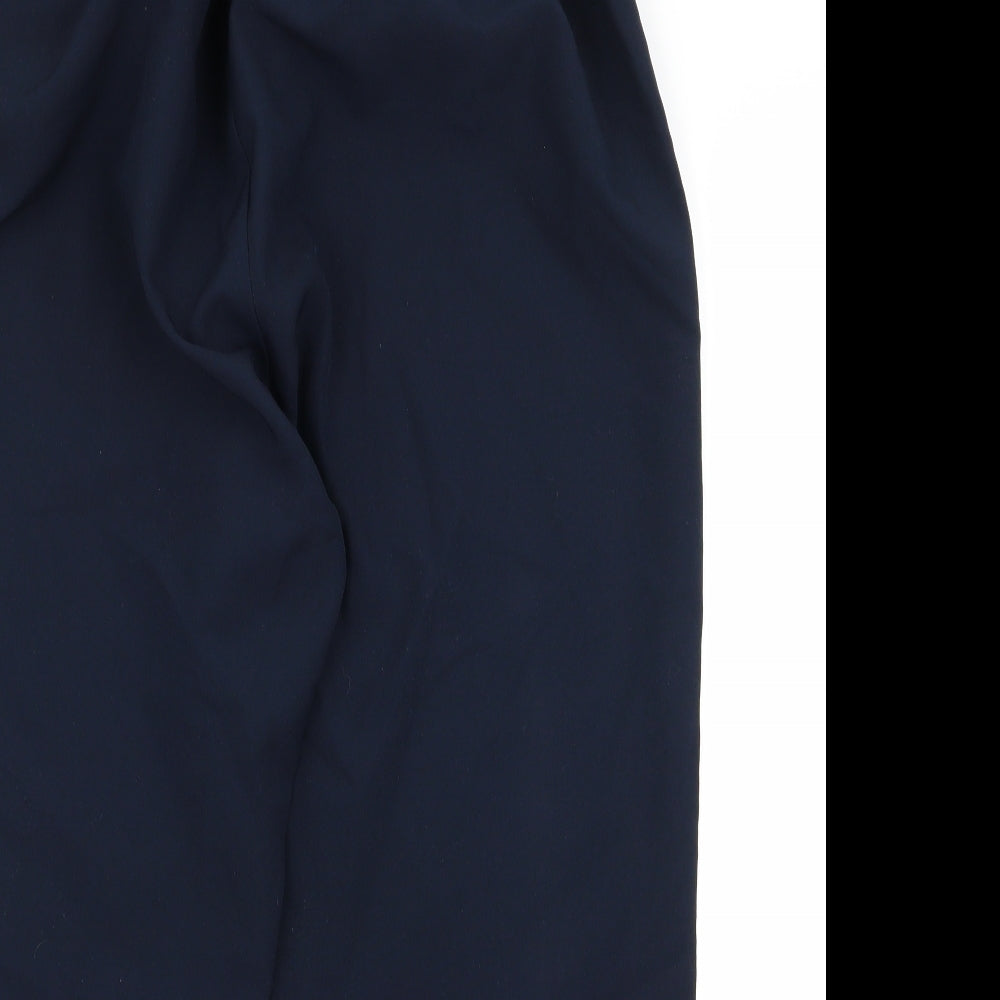 Womens UK Size 18 Preworn Regular Fit  Black Trousers