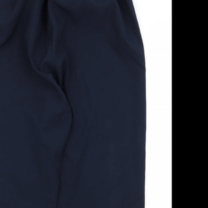 Womens UK Size 18 Preworn Regular Fit  Black Trousers