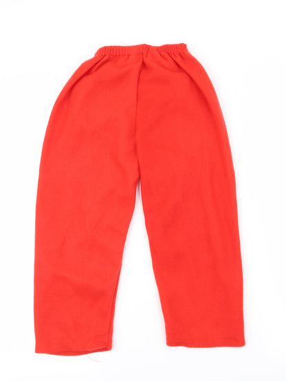 Preworn Boys Red   Snow Pants Trousers Size 3 Years - santa