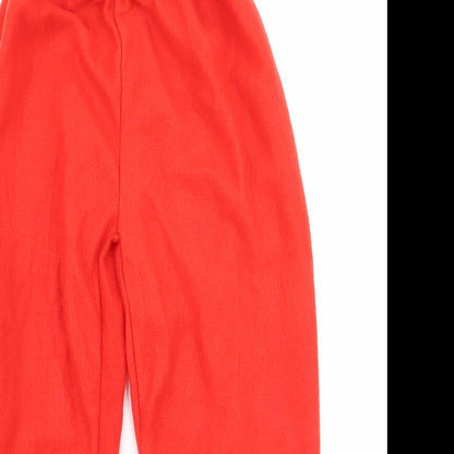 Preworn Boys Red   Snow Pants Trousers Size 3 Years - santa