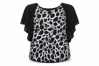 Womens UK Size 16 Preworn Black Basic T-Shirt