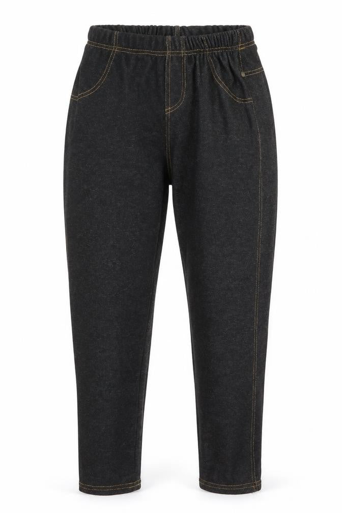 Womens UK Size M Preworn Regular Fit  Black Trousers