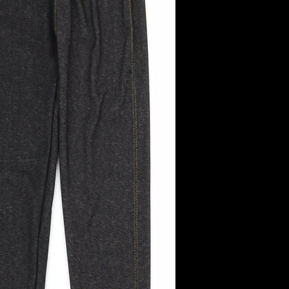 Womens UK Size M Preworn Regular Fit  Black Trousers