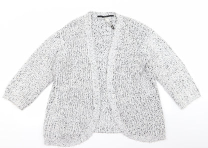 kensie Womens White   Cardigan Jumper Size M