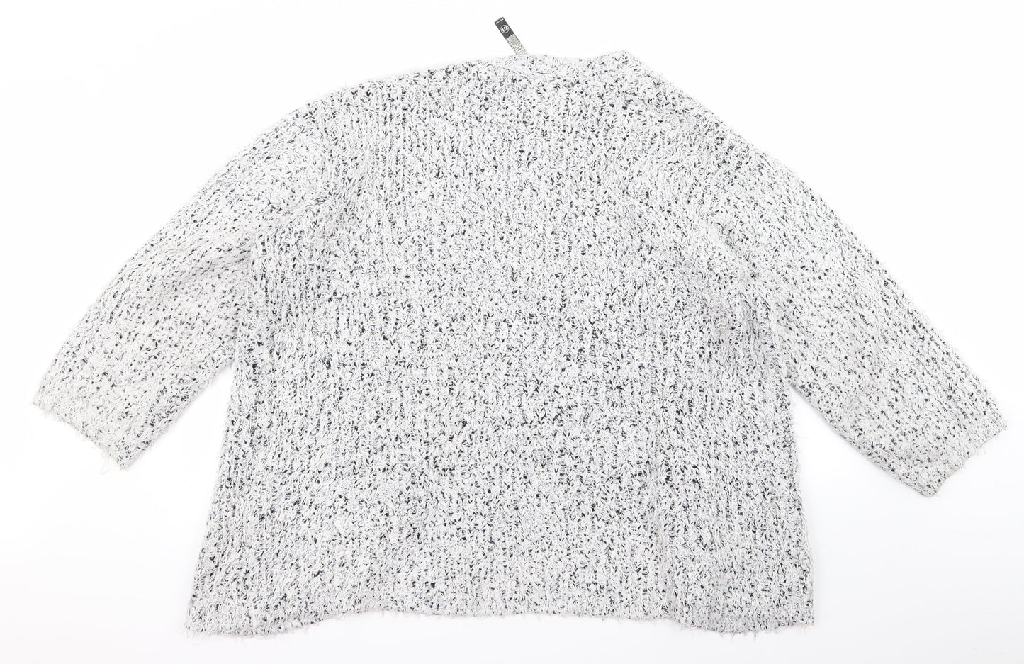 kensie Womens White   Cardigan Jumper Size M