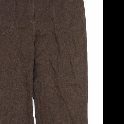 styl Womens Brown   Trousers  Size 18 L22 in