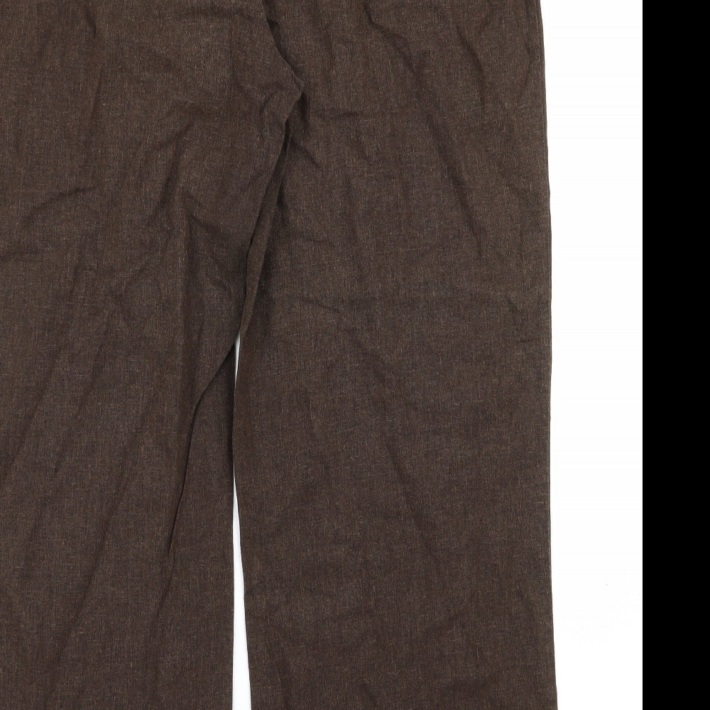 styl Womens Brown   Trousers  Size 18 L22 in
