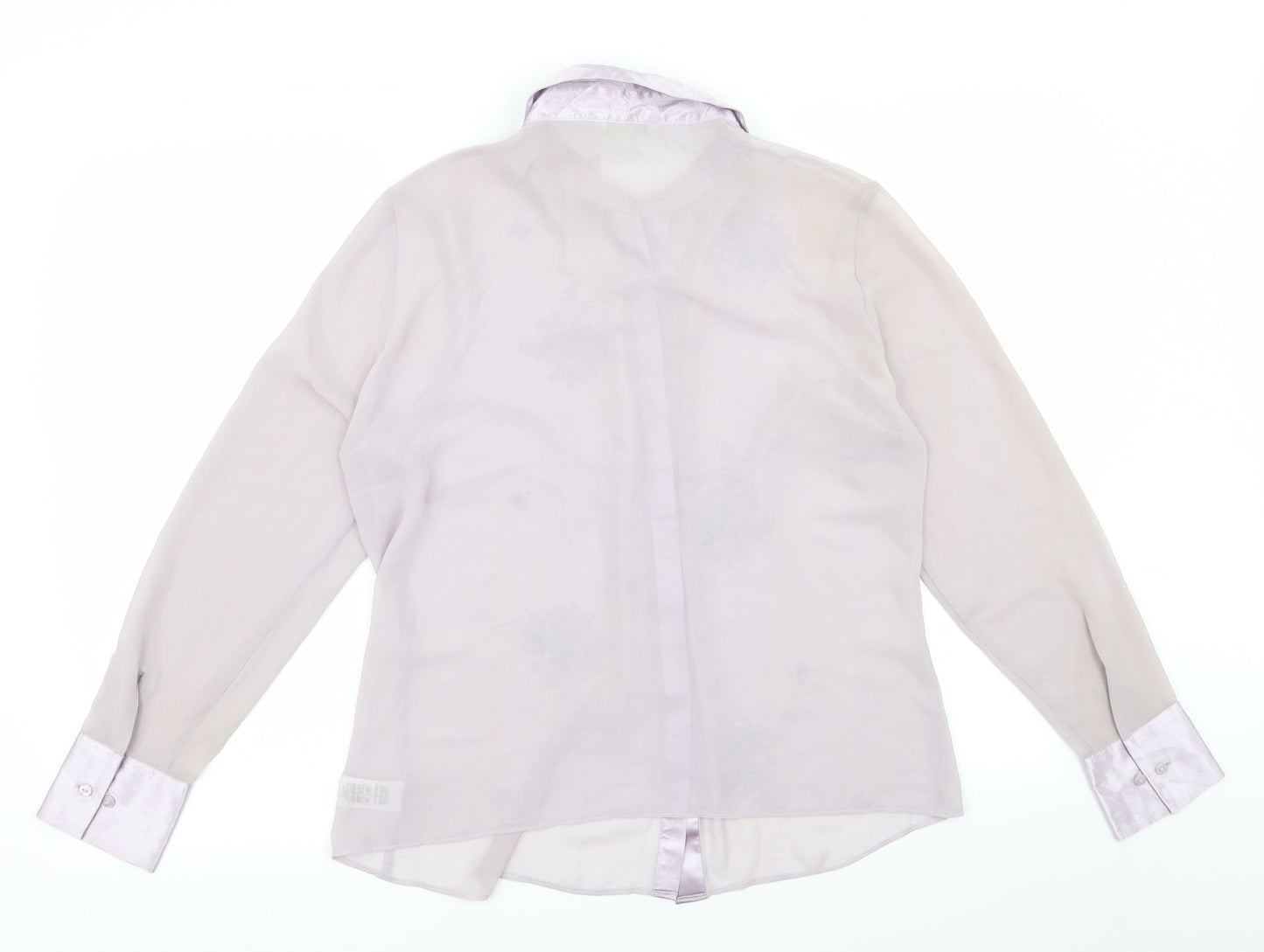 m&s Womens Purple   Basic Blouse Size 14
