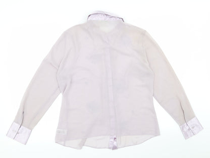 m&s Womens Purple   Basic Blouse Size 14