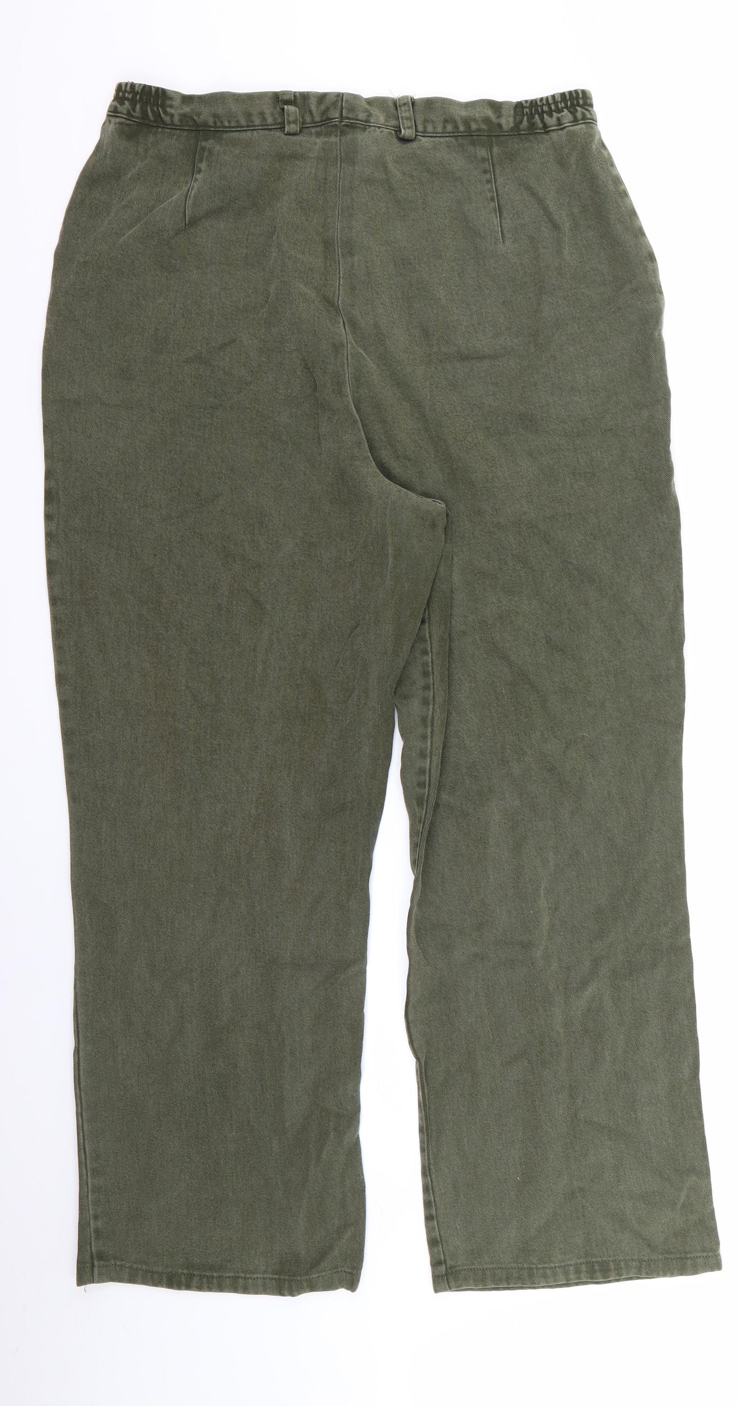 Polar Womens Green   Trousers  Size 16 L27 in - v