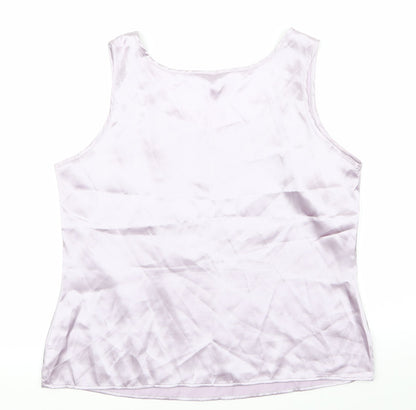 m&s Womens Purple   Tunic Blouse Size 14