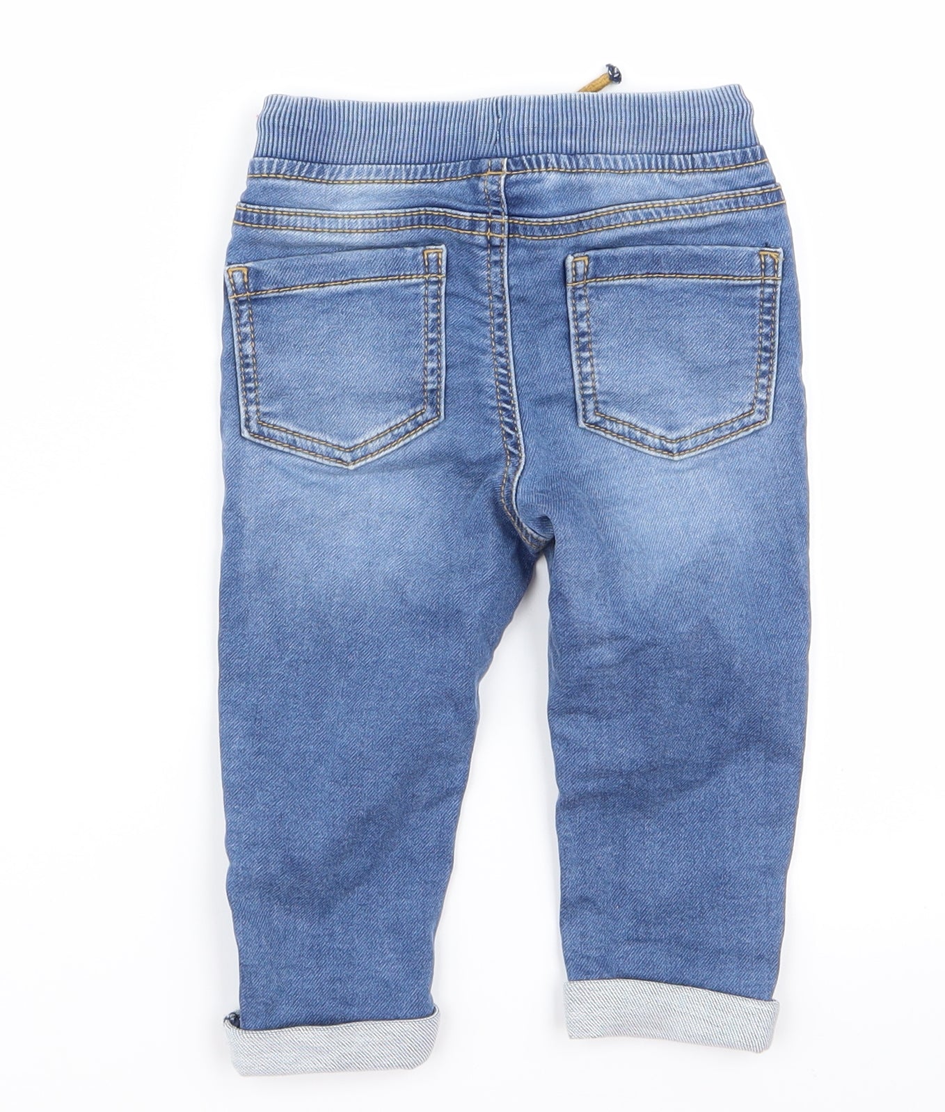 fred and flo Girls Blue   Bootcut Jeans Size 9 Months