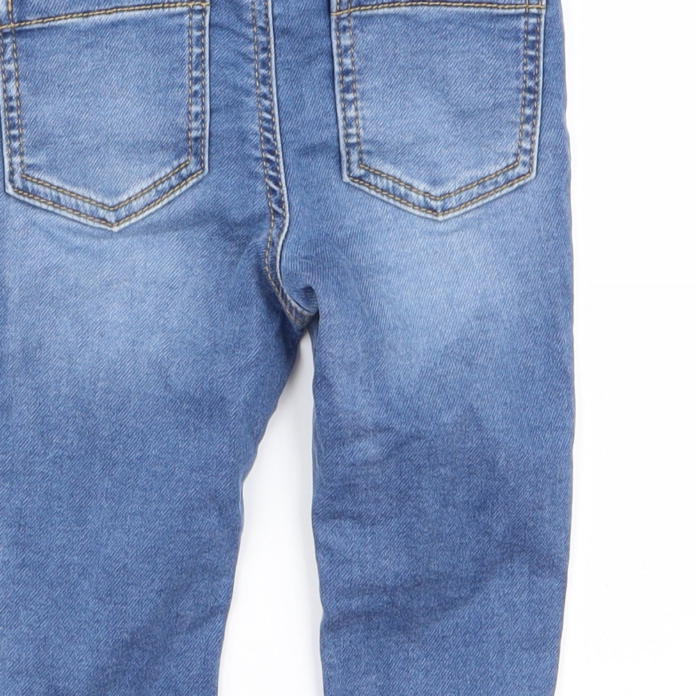 fred and flo Girls Blue   Bootcut Jeans Size 9 Months