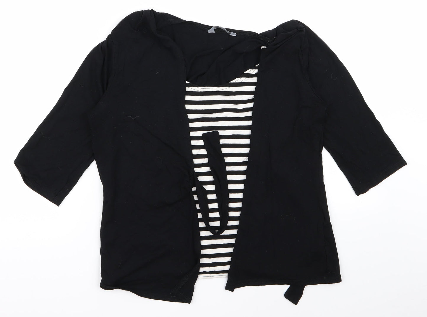 MIA Womens Black   Cardigan Jumper Size 16