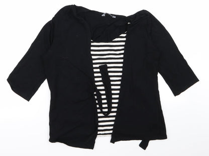 MIA Womens Black   Cardigan Jumper Size 16