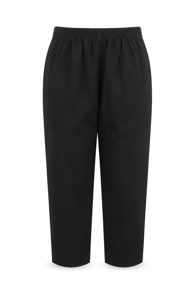 Womens UK Size 12 Preworn Regular Fit  Black Trousers