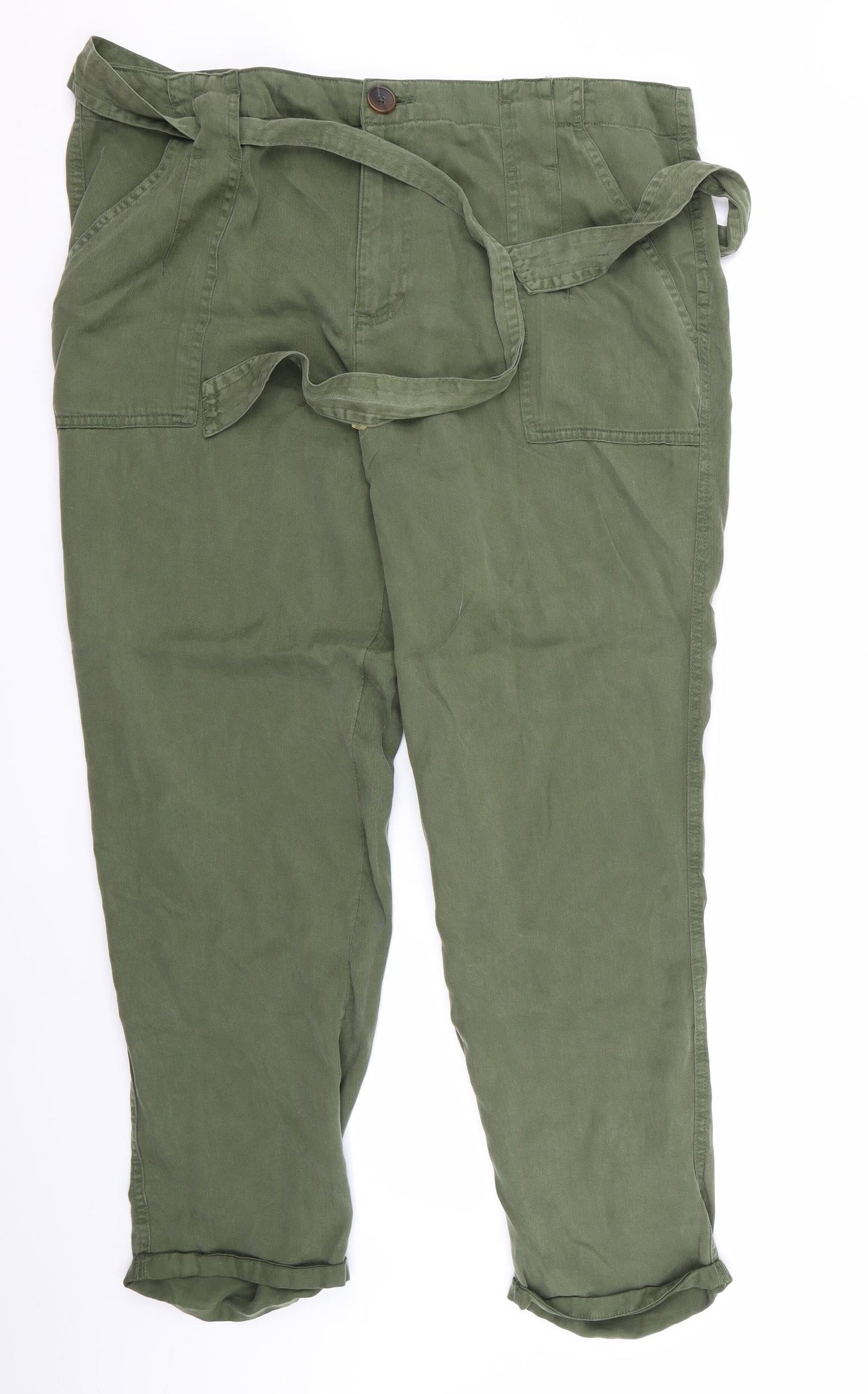 George Womens Green   Trousers  Size 40 L28 in