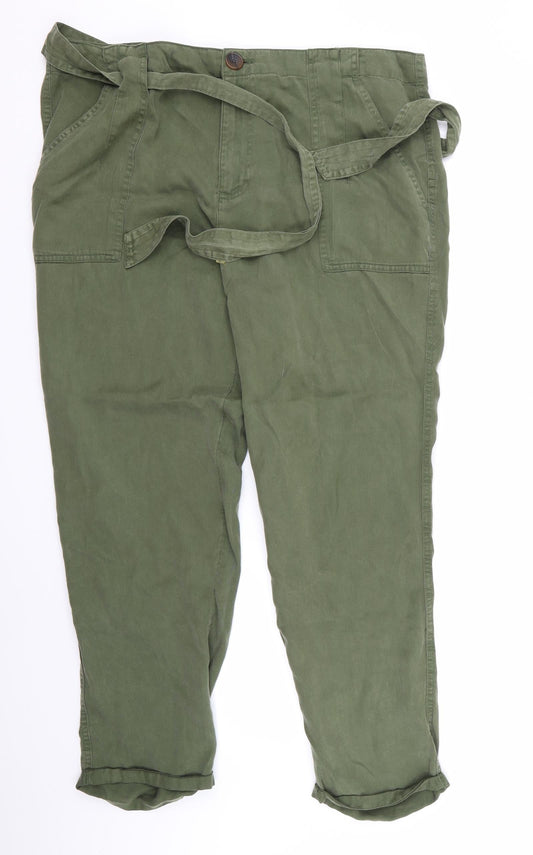 George Womens Green   Trousers  Size 40 L28 in