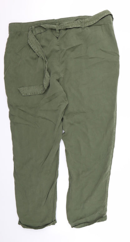 George Womens Green   Trousers  Size 40 L28 in