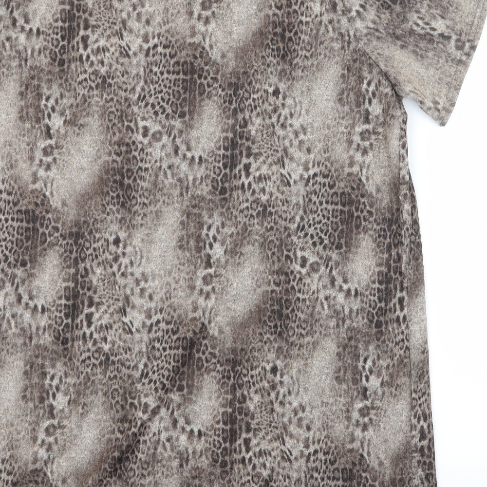 Womens UK Size 16 Select Beige Basic T-Shirt