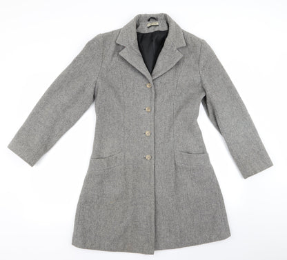 Clockhouse Womens Grey   Overcoat Jacket Size 10
