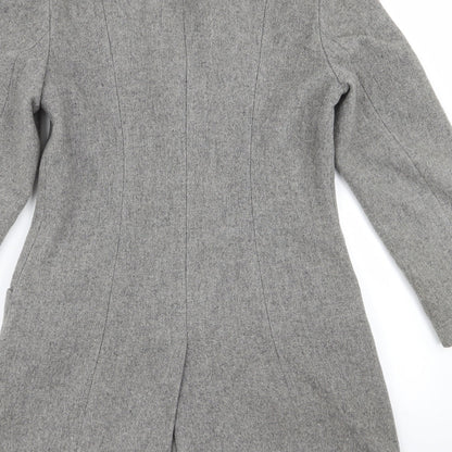Clockhouse Womens Grey   Overcoat Jacket Size 10