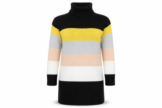 Select Womens Multicoloured Striped  Pullover Jumper Size 8