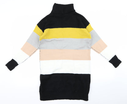 Select Womens Multicoloured Striped  Pullover Jumper Size 8