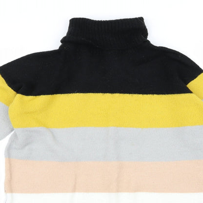 Select Womens Multicoloured Striped  Pullover Jumper Size 8