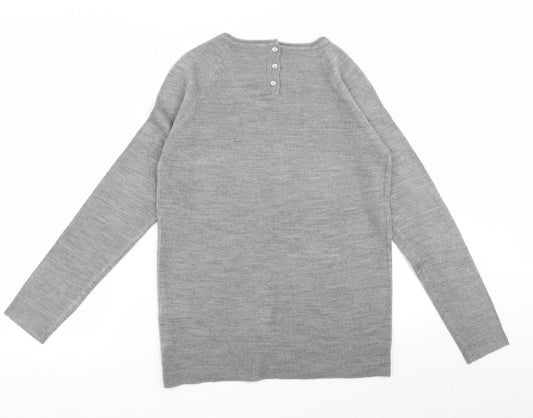 Atmosphere Womens Grey   Pullover Jumper Size 8