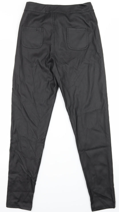 Womens UK Size 8 PRETTYLITTLETHING Regular Fit  Black Trousers