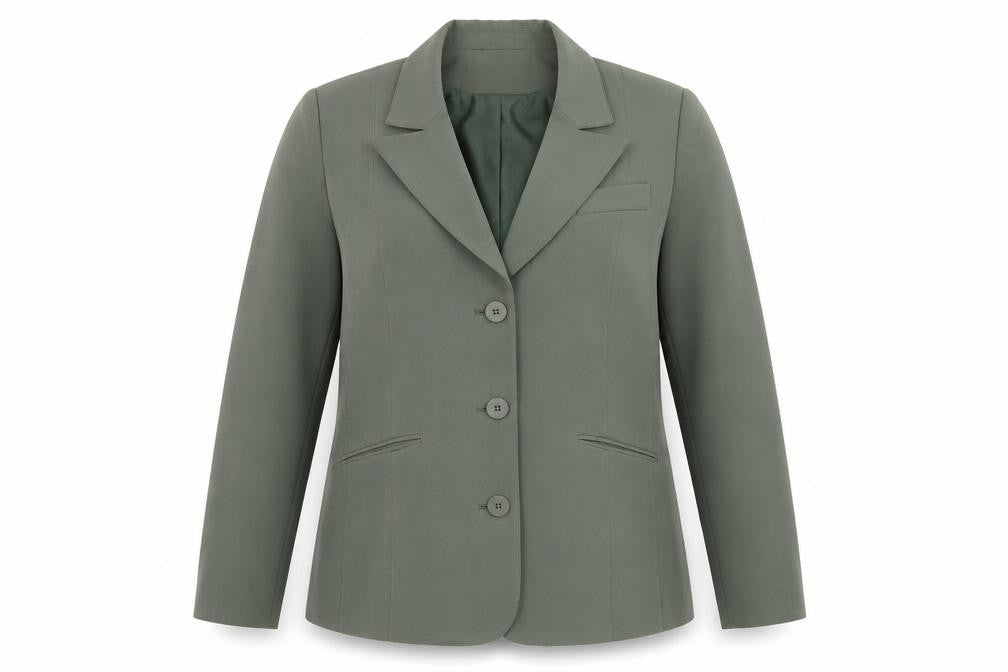 Womens UK Size 16 Classics Regular Green Suit Jacket
