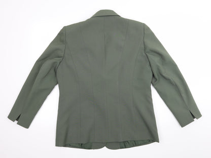 Classics Womens Green   Jacket Suit Jacket Size 16