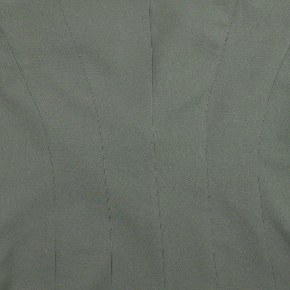 Classics Womens Green   Jacket Suit Jacket Size 16