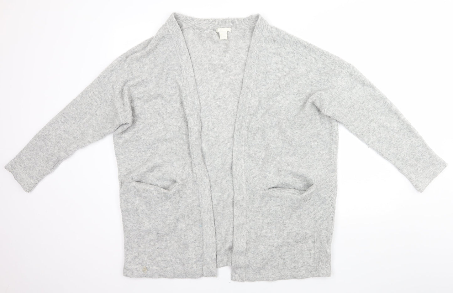 H&M Womens Grey   Cardigan Jumper Size L