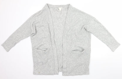 H&M Womens Grey   Cardigan Jumper Size L