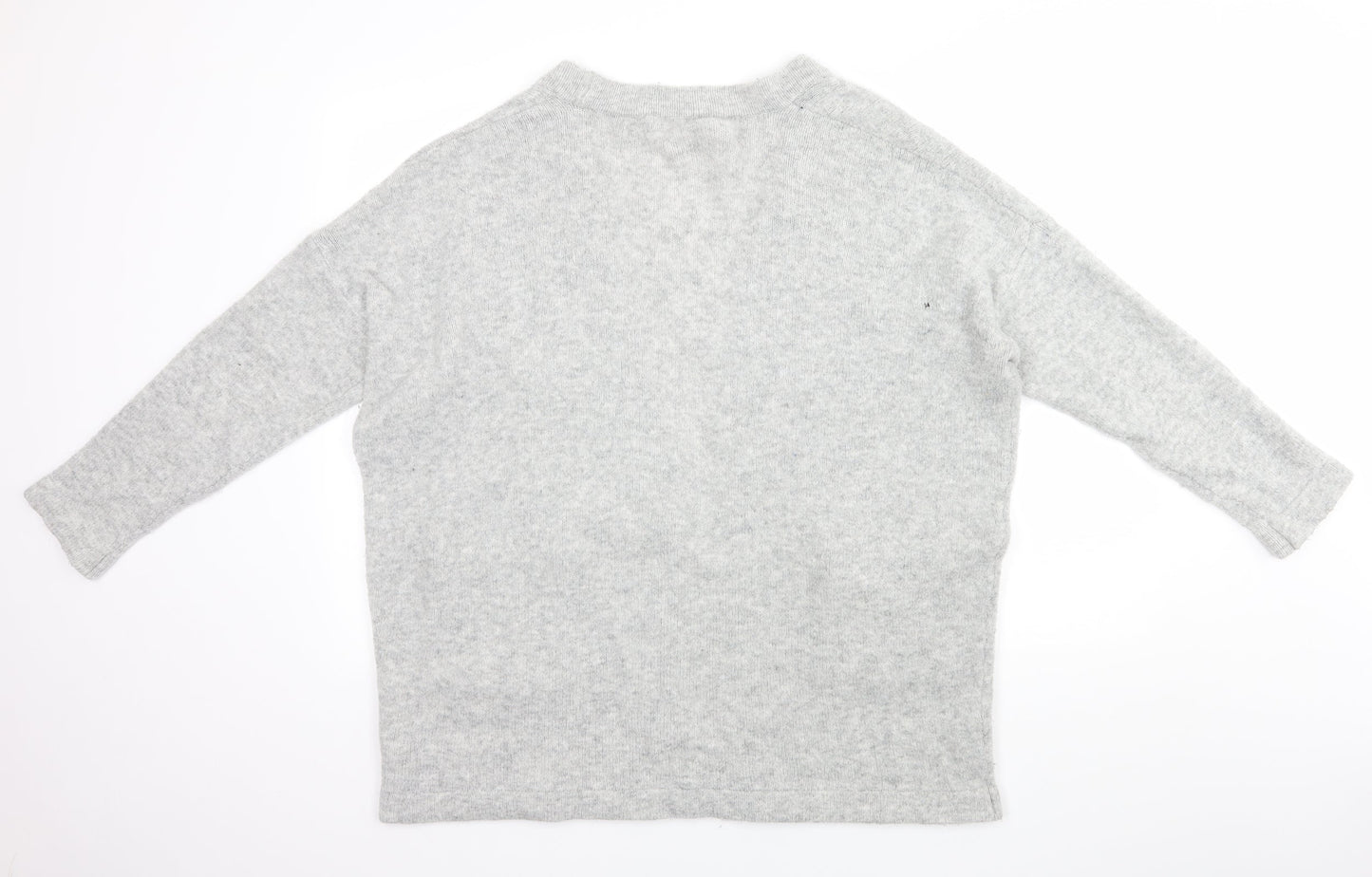 H&M Womens Grey   Cardigan Jumper Size L