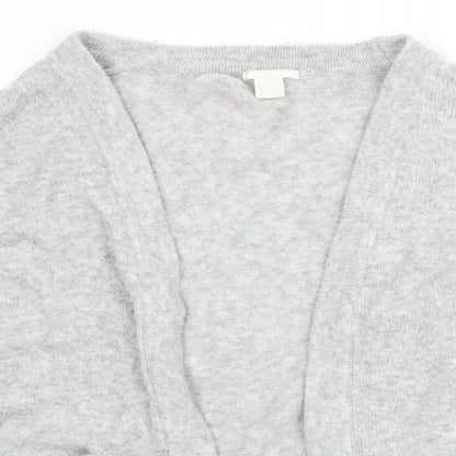 H&M Womens Grey   Cardigan Jumper Size L