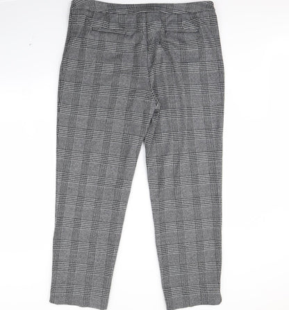 Womens UK Size 18 m7s Regular Fit  Black Trousers