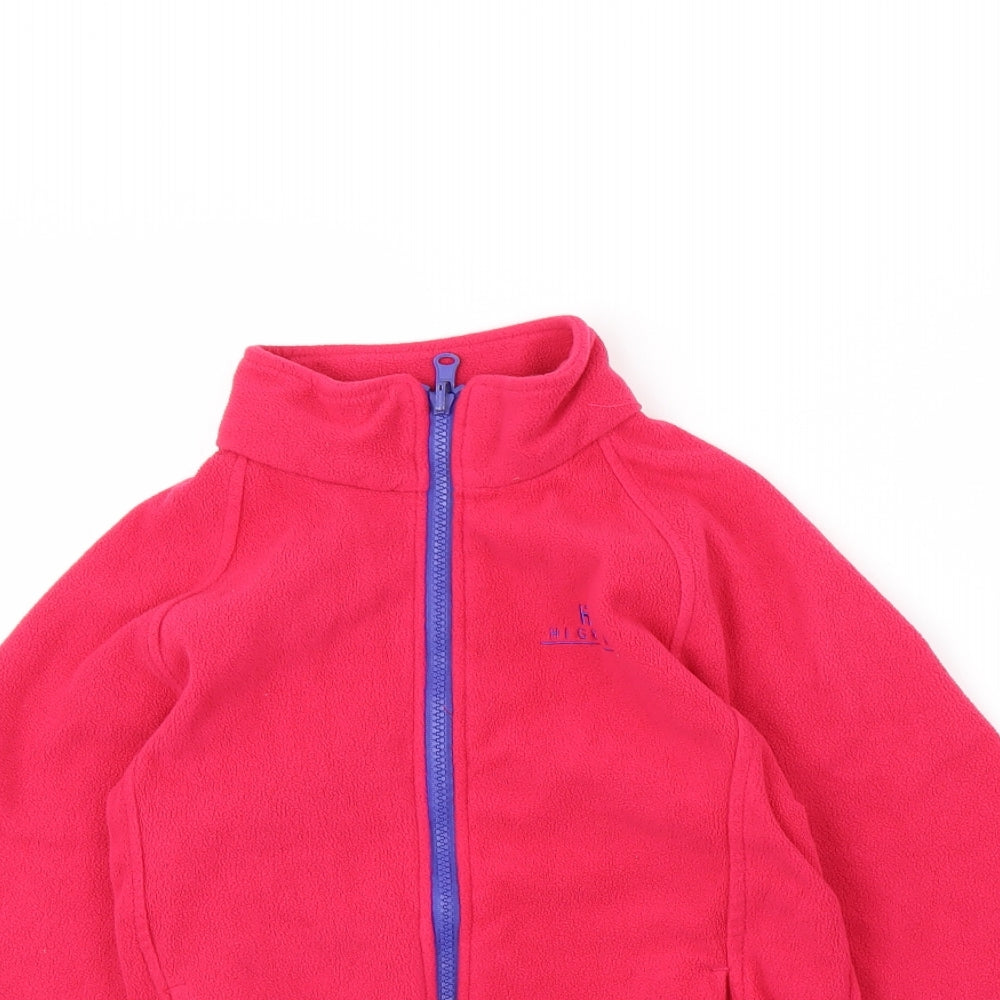 Hi Gear Girls Pink   Jacket  Size 9 Years