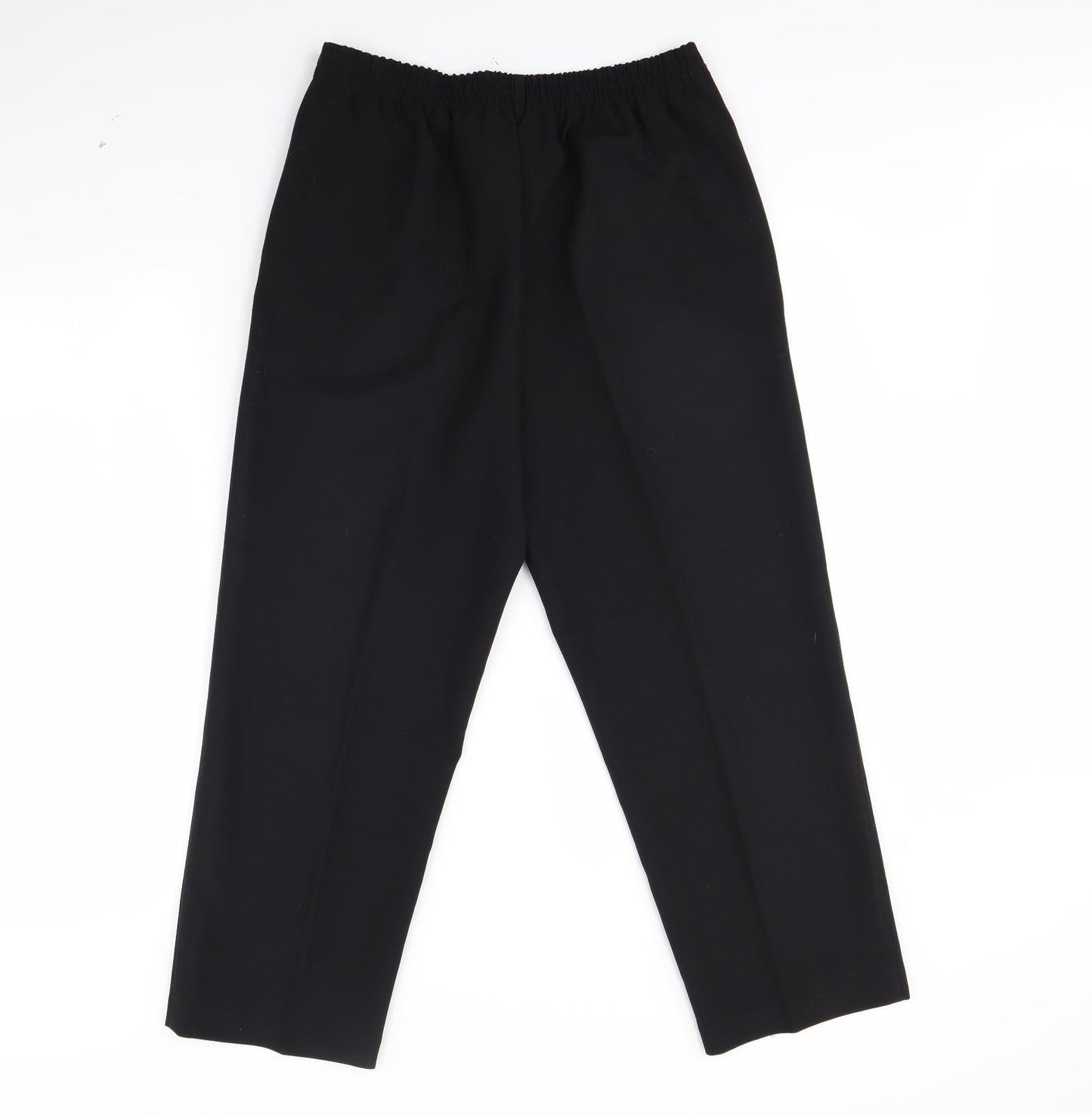 Womens UK Size 12 bm Regular Fit Dress Pants Black Trousers